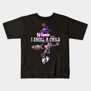 I Smell A Child Pregnancy Halloween Costumes Kids T-Shirt